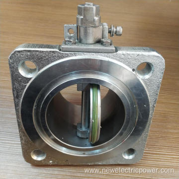 Square cast iron butterfly valve for transformer DN80DN100